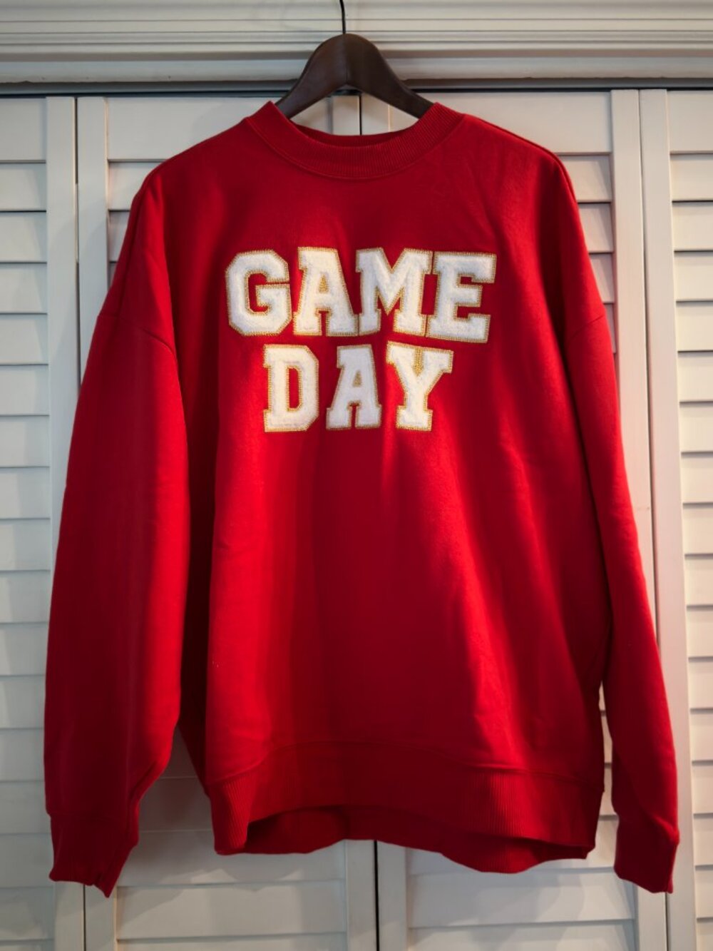 DH Apparel Oversized “GAME DAY” Crew neck Swearshirt. NWT